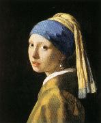 Jan Vermeer Head of a Young Woman oil